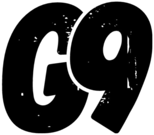 g9 planet black logo